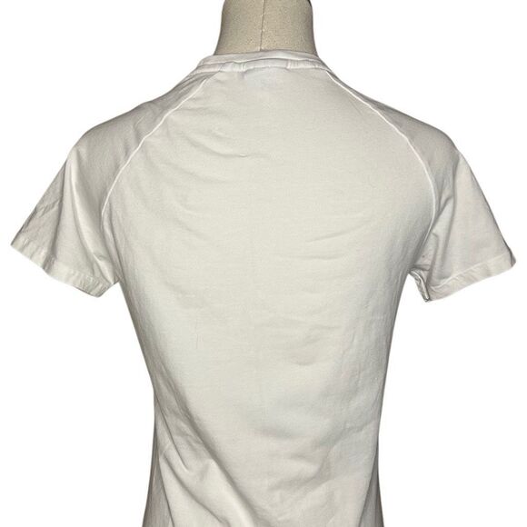 Gymshark White Short Sleeve Apollo Muscle Fit Shirt Size XS Activewear Stretch - Picture 5 of 16